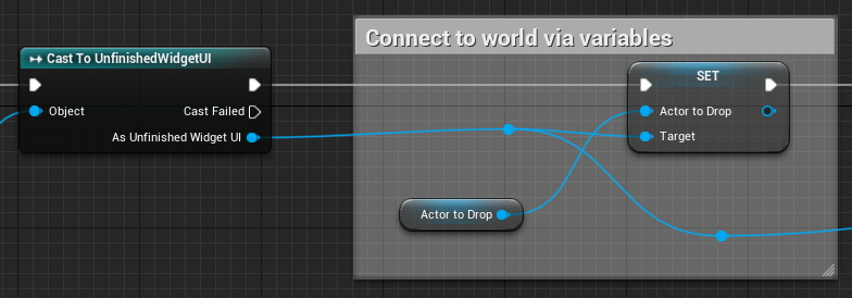 Setting Variables in UMG
